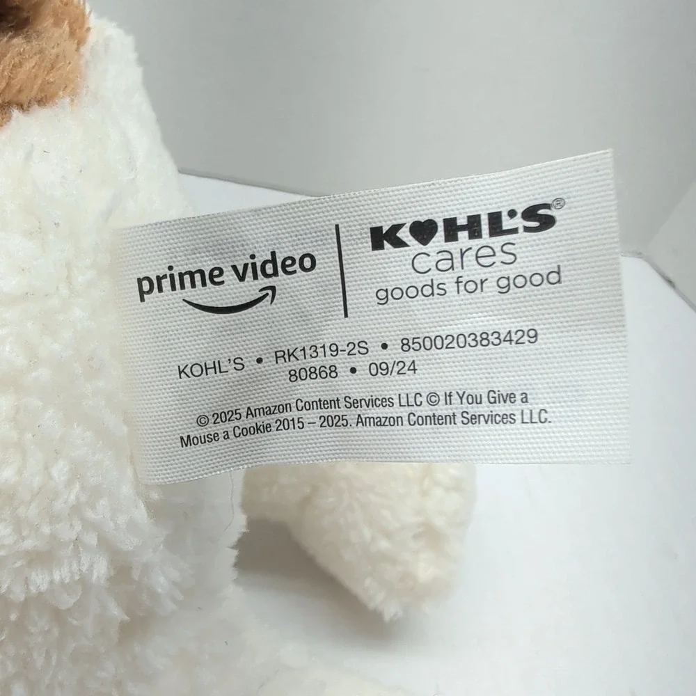 Kohls Cares If You Give a Dog a Donut Dog Plush White Brown Spot Prime Video